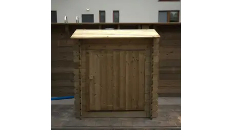 Armoire de jardin en bois -1.2x0.89 m - H.1.13 m - imprégné