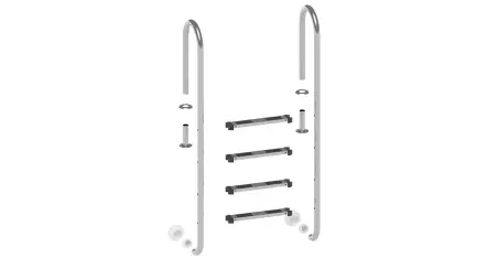 Drabinka 3 stopniowa ze stali nierdzewnej