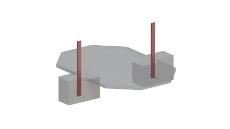 Piscine en bois Nemo 4.3x3 - H.1.18 m fixations à sceller