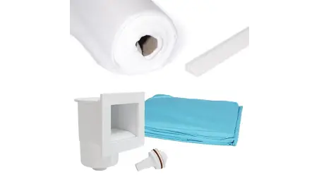 Piscine en bois Nemo 4.3x3 - H.1.18 m fixations à sceller