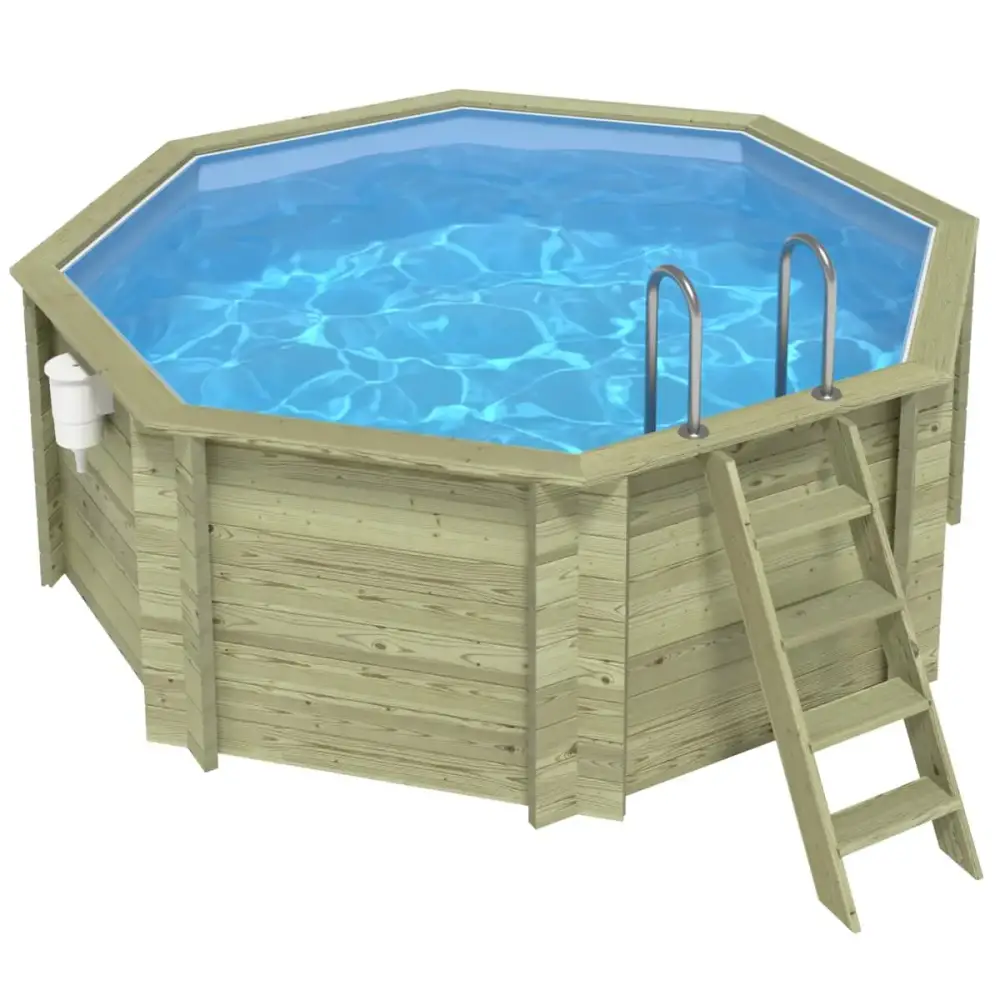 Piscine en bois Coral 3.25x3.25 - H.1.18 m autoportante
