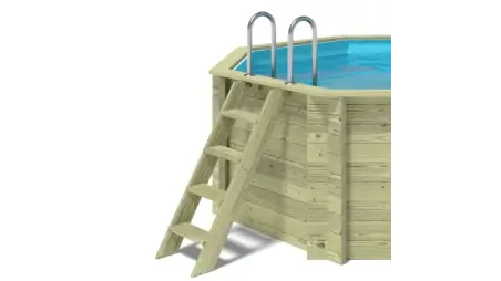 Piscine en bois Coral 3.25x3.25 - H.1.18 m autoportante