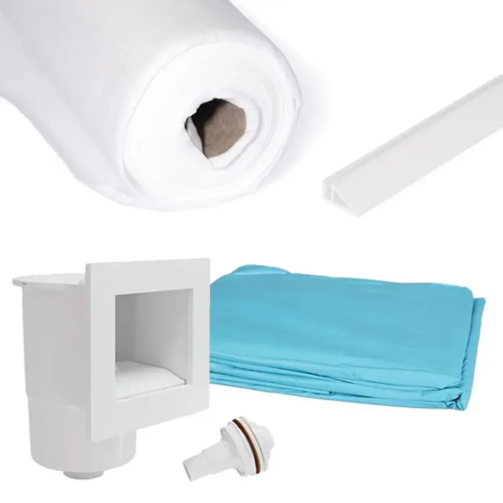 Piscine en bois Aqua 8.5x4.35 - H.1.45 m fixations à sceller