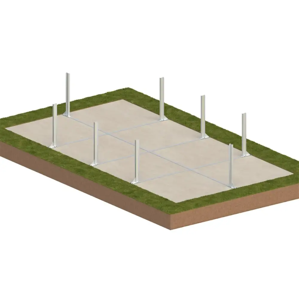 Piscine en bois Aqua 8.5x4.35 - H.1.45 m cadre en métal, sans dalle béton