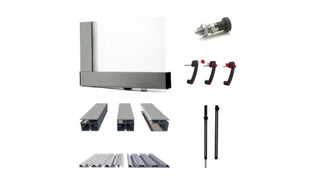 Abri de piscine Horizon - 4.33x2.52 m - polycarbonate alvéolaire 8 mm - pour piscine BAS7302. BAS7303