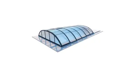 Abri de piscine Horizon - 4.64x2.52 m - polycarbonate alvéolaire 8 mm - pour piscine BAS7304