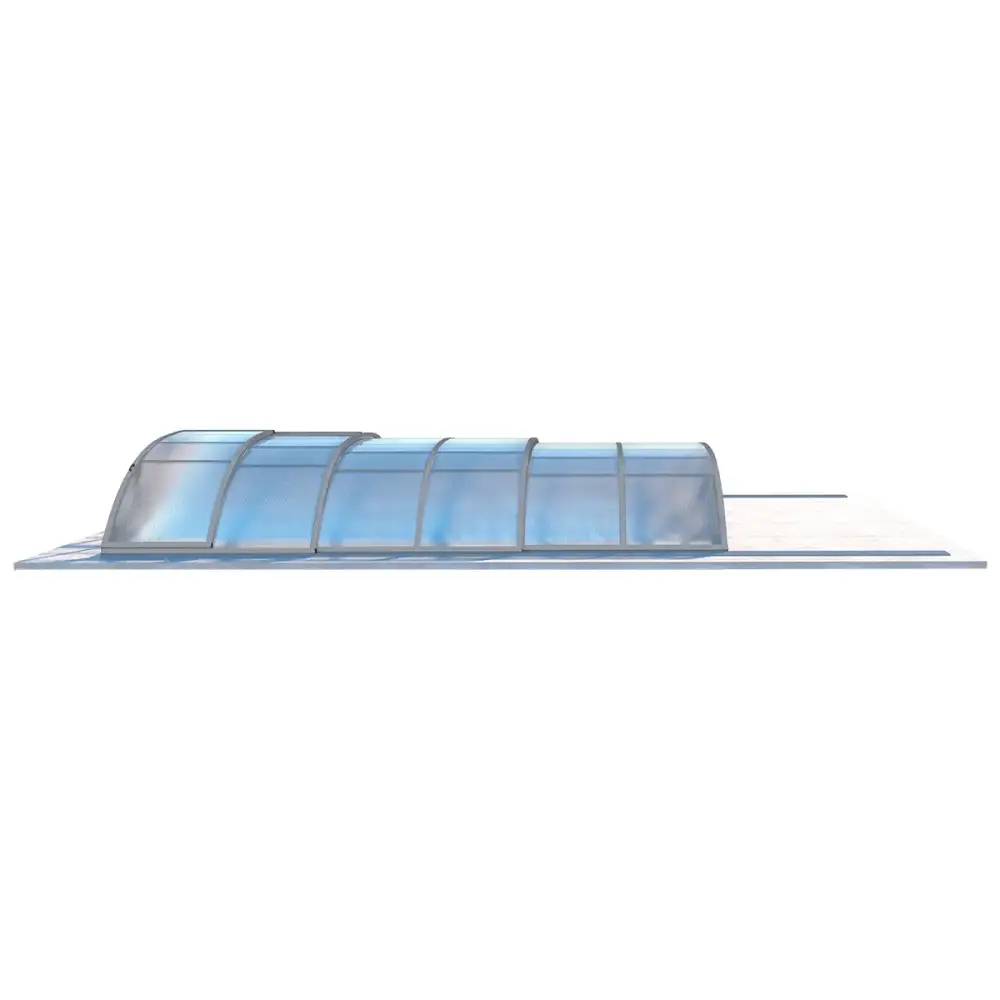 Abri de piscine Horizon - 5.95x3.08 m - polycarbonate alvéolaire 8 mm - pour piscine BAS7305