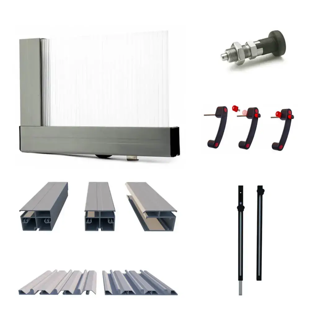 Abri de piscine Horizon - 5.95x3.08 m - polycarbonate alvéolaire 8 mm - pour piscine BAS7305