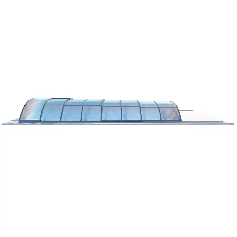 Abri de piscine Horizon - 8.58x3.92 m - polycarbonate alvéolaire 8 mm - pour piscine BAS7309