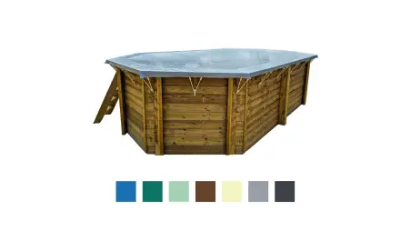 Bâche d'hiver  4.26 x 3.16 m pour piscine BAS7302. BAS7303