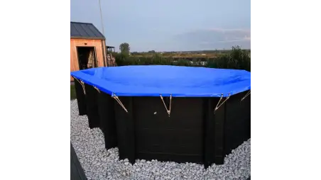 Bâche d'hiver  4.26 x 3.16 m pour piscine BAS7302. BAS7303