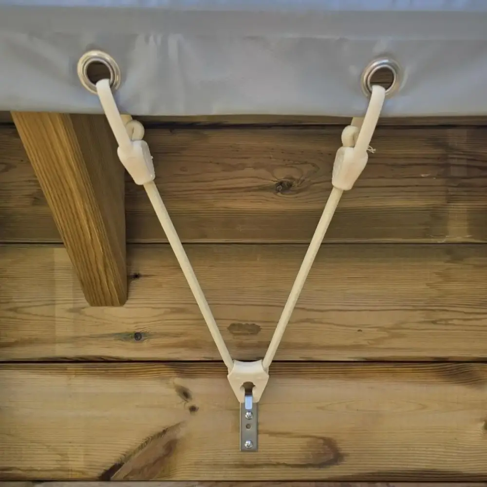 Bâche d'hiver  5.95 x 3.65 m pour piscine BAS7304