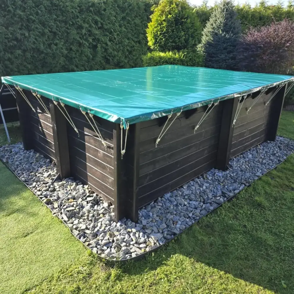 Bâche d'hiver  7.16 x 3.91 m pour piscine BAS7308